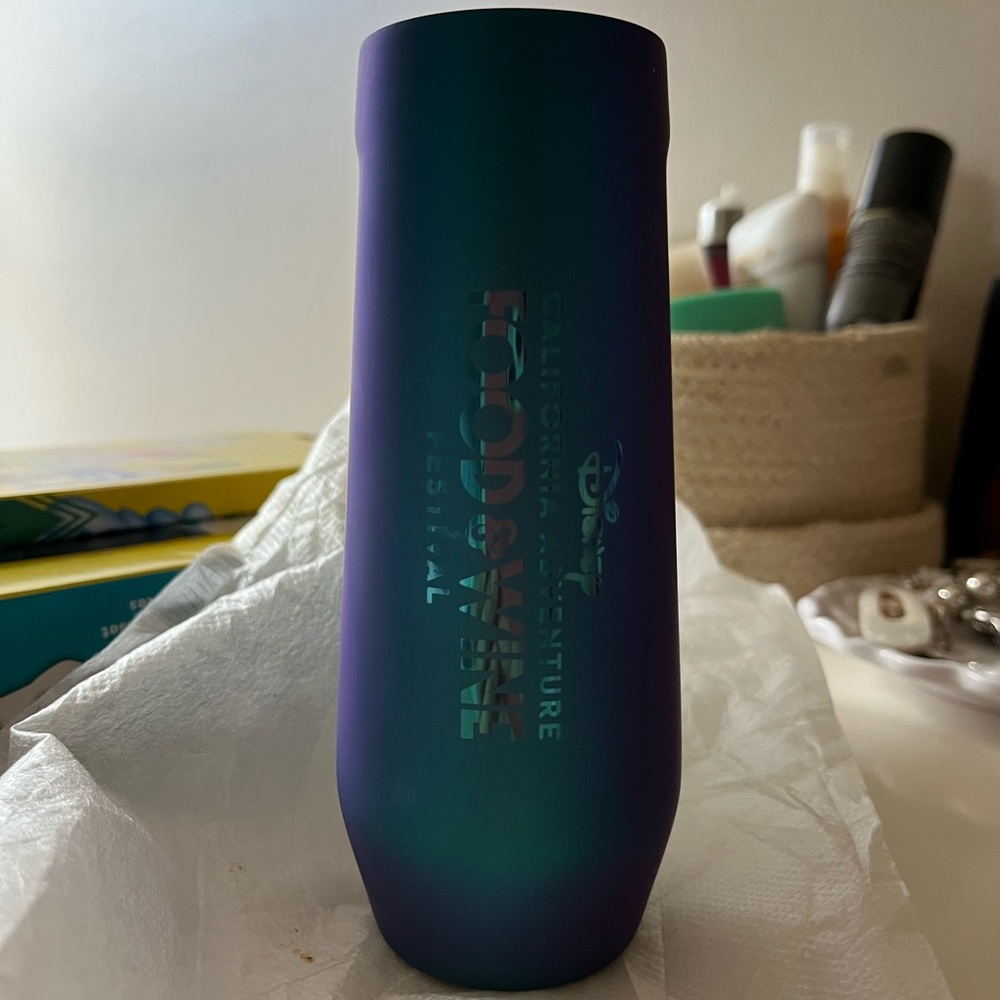 2023 Disney California Adventure Food & Wine Festival CORKCICLE. Stemless Flute
